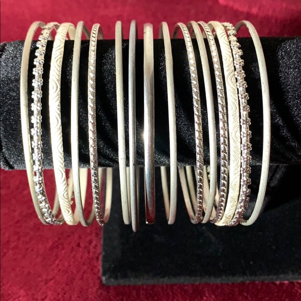 Set of 15 Bangle Bracelets